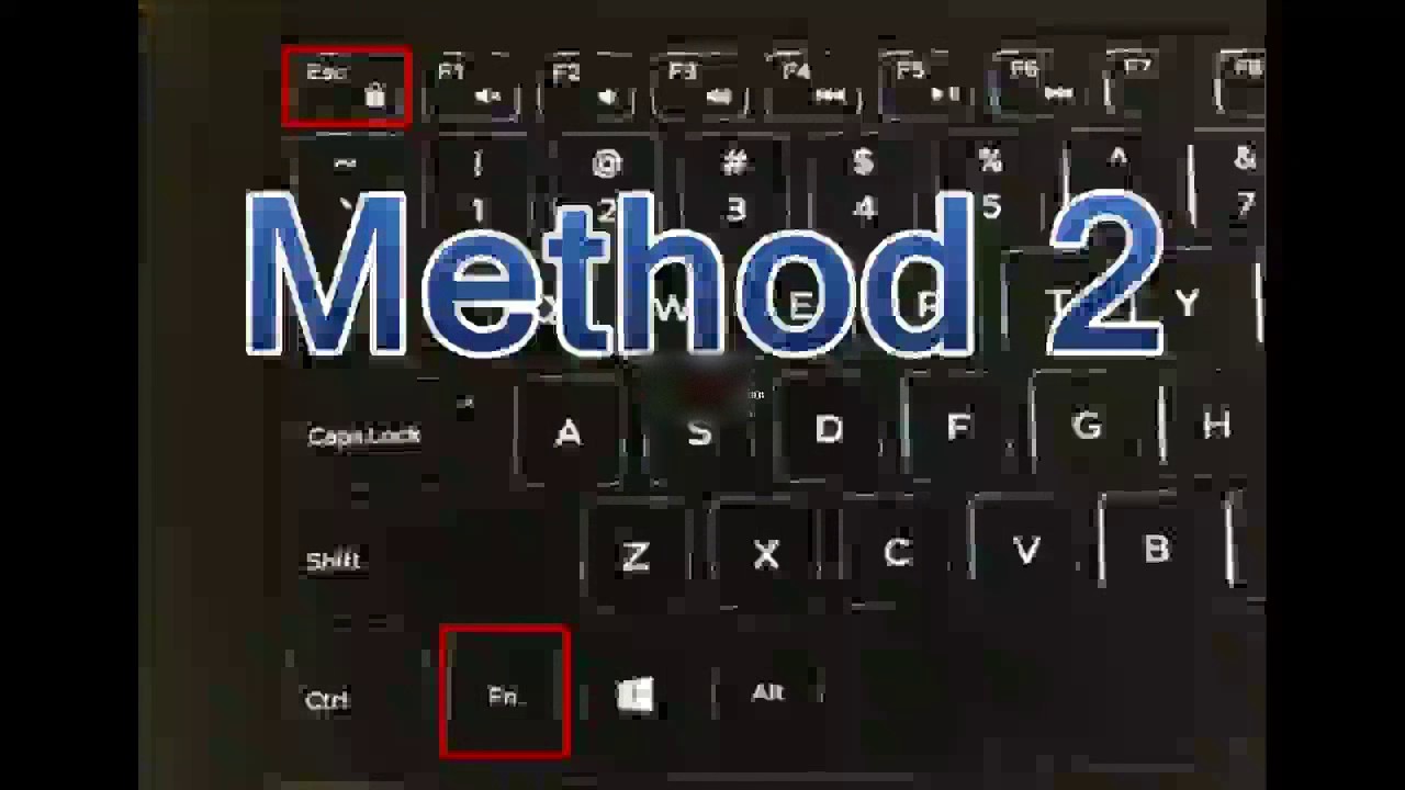 activate f keys on laptop